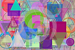 Conceptual background shape for design or texture. Pattern, floor, fashion, style & ellipse.