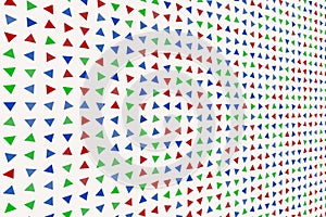 Conceptual background triangle pattern for design. Digital, mosaic, effect & vector.