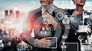 Conceptual business dashboard for financial data analysis