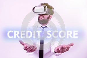 Conceptual caption Credit Score. Business overview Represent the creditworthiness of an individual Lenders rating