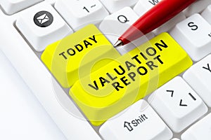 Conceptual caption Valuation Report. Word for process of converting an idea into a video Filmaking Design Drawing Of photo