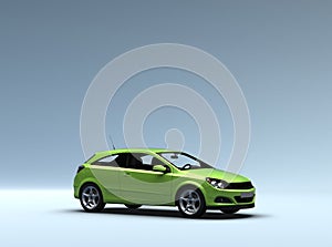 Conceptual car saloon presentation,clipping path