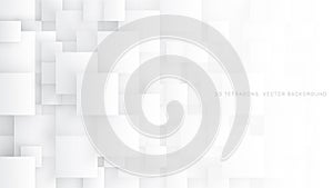 Conceptual 3D Vector Tetragons Abstract Background