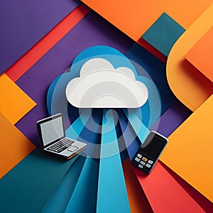 Digital Cloud Computing Service for Remote Data Storage and Access