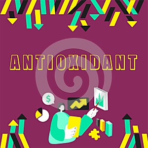 Conceptual display Antioxidant. Business showcase a substance that inhibits oxidation or reactions by oxygen