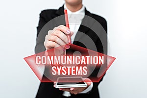 Conceptual display Communication Systems. Business overview Flow of Information use of Machine to transmit signals