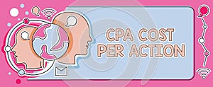 Conceptual display Cpa Cost Per Action. Business overview Designed to Meet Special Requirements of Employers Multiple