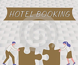 Conceptual display Hotel Booking. Business showcase Online Reservations Presidential Suite De Luxe Hospitality photo