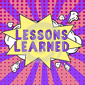 Conceptual display Lessons Learned. Business overview Promote share and use knowledge derived from experience