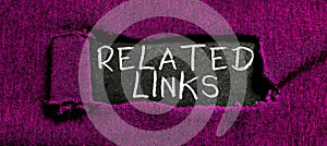 Conceptual display Related Links. Business overview Website inside a Webpage Cross reference Hotlinks Hyperlinks