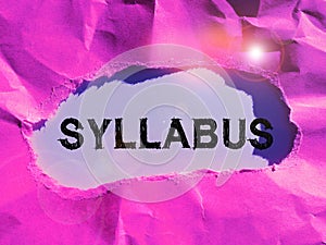 Conceptual display Syllabus. Business showcase a summary outline of a discourse, treatise or of examination requirements