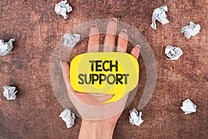 Conceptual display Tech Support. Business concept Assisting individuals who are having technical problems