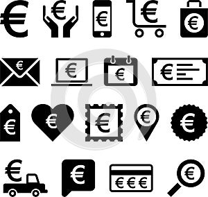 Conceptual Euro icons