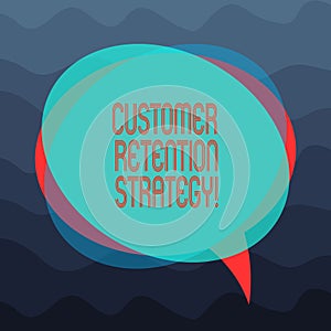 Conceptual hand writing showing Customer Retention Strategy. Business photo showcasing Actions to retain as analysisy