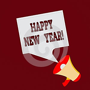 Conceptual hand writing showing Happy New Year. Business photo text another year began for granting one self s is wishes