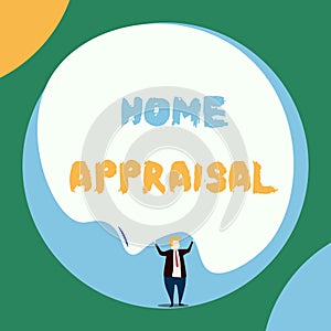 Conceptual hand writing showing Home Appraisal. Business photo showcasing Determines the real worth and the Evaluation