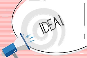 Conceptual hand writing showing Idea. Business photo showcasing Creative Innovative Thinking Imagination Design Planning