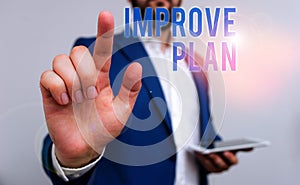 Conceptual hand writing showing Improve Productivity. Business photo text to increase the machine and process efficiency