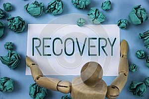 Conceptual hand writing showing Recovery. Business photo text Return to normal state of health Regain possession or control writte