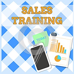 Conceptual hand writing showing Sales Training. Business photo text Action Selling Market Overview Personal Development