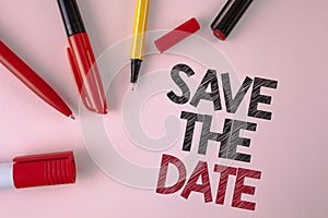 Conceptual hand writing showing Save The Date. Business photo text Organizing events well make day special by event organizers wri