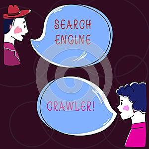 Conceptual hand writing showing Search Engine Crawler. Business photo text program or automated script that browses the