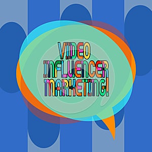 Conceptual hand writing showing Video Influencer Marketing. Business photo showcasing Sponsored content by influencer to