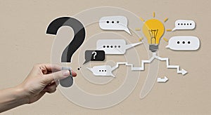 From Question to Idea: Conceptual Illustration