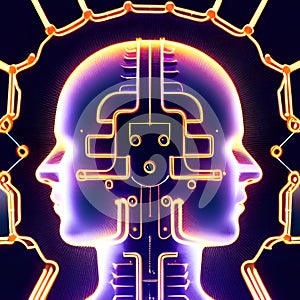 artificial intelligence - head shape - AI