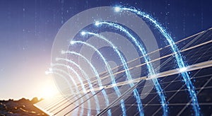 Digital Transformation of Renewable Solar Energy: Futuristic Power Plant and Data Flow