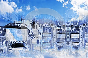 Conceptual Image of Cloud Computing