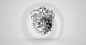 Conceptual image of cloud computing data security