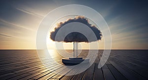 Cloud Computing Concept: Abstract Cloud Structure