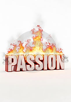 Burning Passion Concept