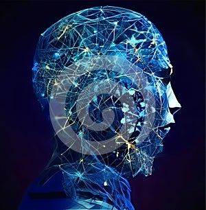 A conceptual image of a neural network.