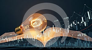 Knowledge, Innovation, and Financial Growth Concept