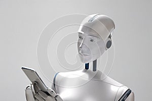 Conceptual image representing cloud computing, artificial intelligence, data networks, and automation