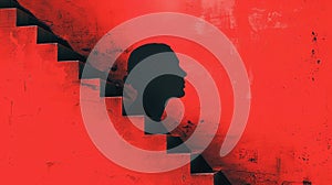 Conceptual image representing human reinvention and mindset evolution