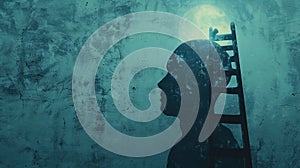 Conceptual image representing human reinvention and mindset evolution