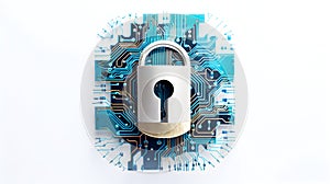 A conceptual image representing the importance of digital security technology