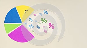 Conceptual image representing investment growth, profitable portfolio, and wealth accumulation through strategic allocation photo