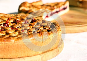 Conceptual image for sweet baking business pies