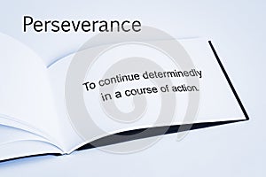 Perseverance Concept and Definition photo
