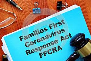 Conceptual photo showing printed text Families First Coronavirus Response Act FFCRA photo