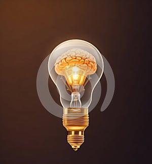 Conceptual Picture of The Brain and The Bulb