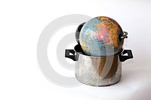 Conceptual representation of global warming