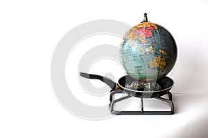 Conceptual representation of global warming