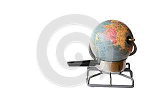 Conceptual representation of global warming