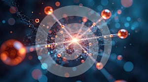 Conceptual representation of quantum entanglement phenomenon