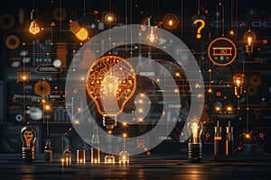 AI Brain Network Concept â Data Flow, Neural Connections, Machine Learning & Cognitive Thinking. AI Generated